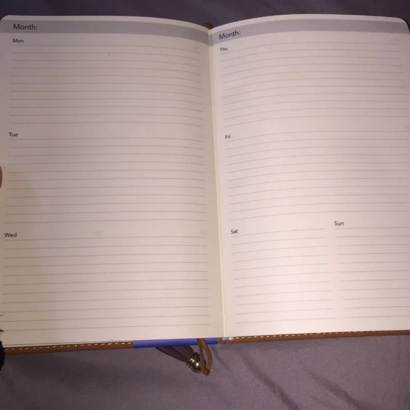 Aqua Blue Premium Undated Planner - Picture 5 of 6